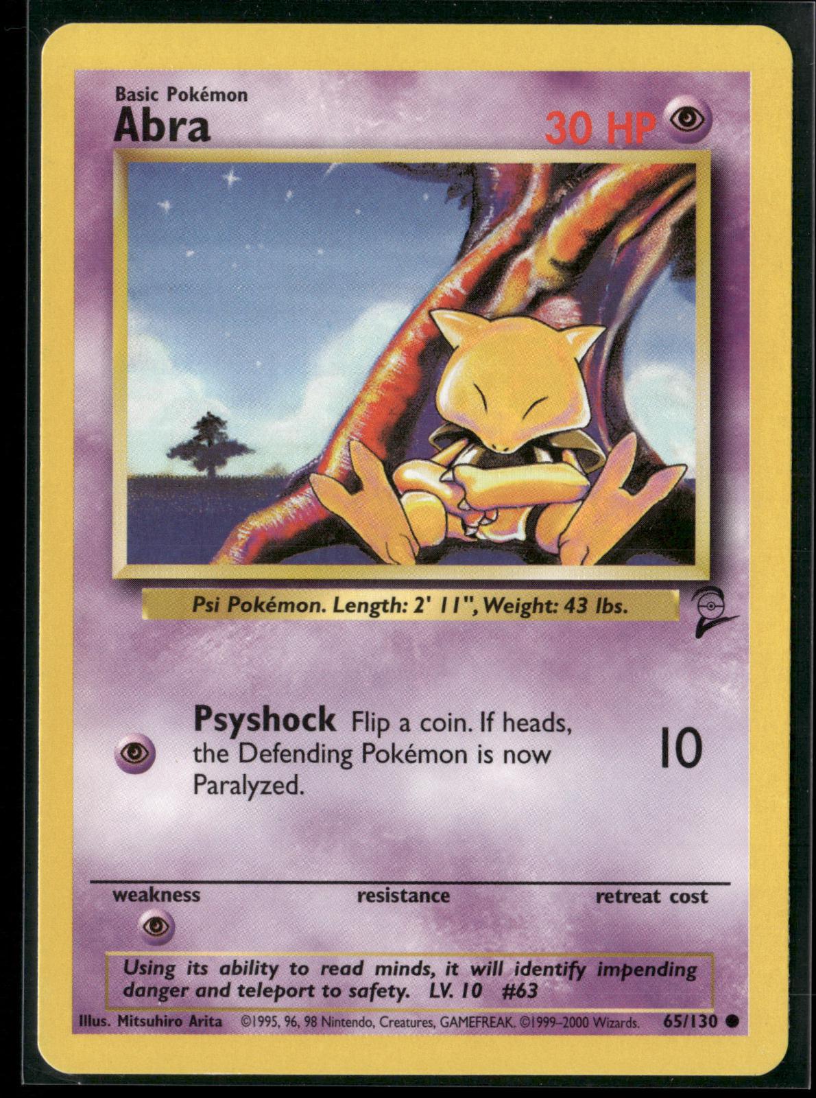 Abra 65/130 - Base Set 2