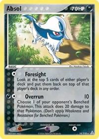 Absol 18/110 - EX Holon Phantoms