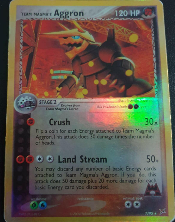 Aggron 7/95 - EX Team Magma vs Team Aqua