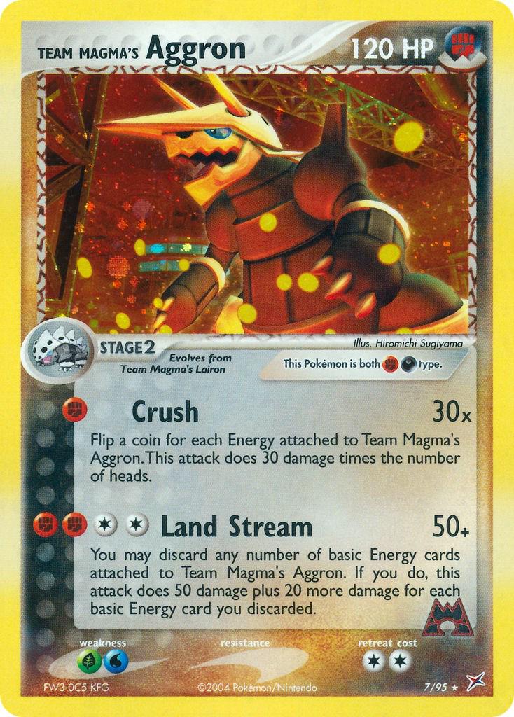 Aggron 7/95 - EX Team Magma vs Team Aqua