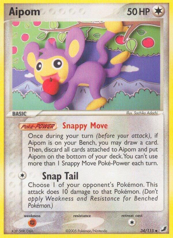 Aipom 34/115 - EX Unseen Forces