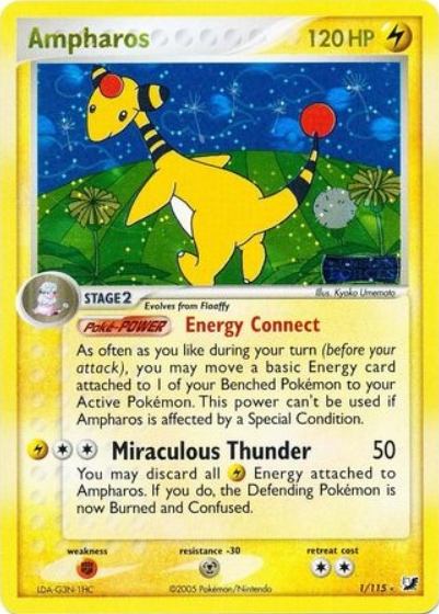 Ampharos 1/115 - EX Unseen Forces
