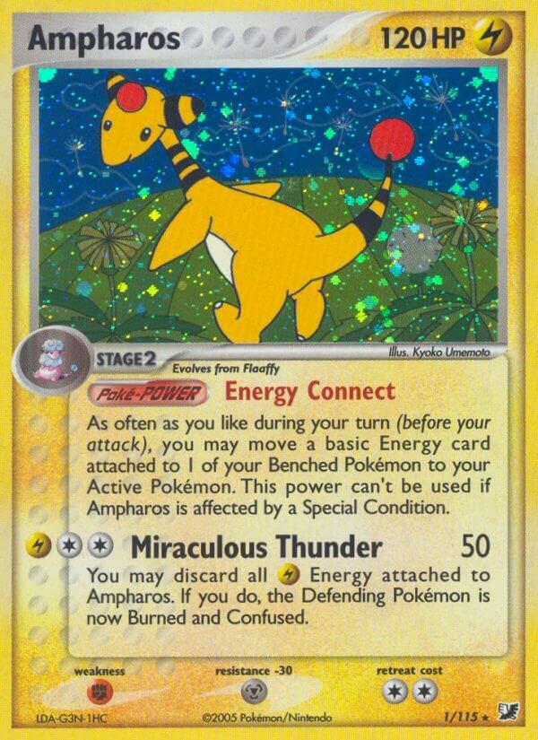 Ampharos 1/115 - EX Unseen Forces