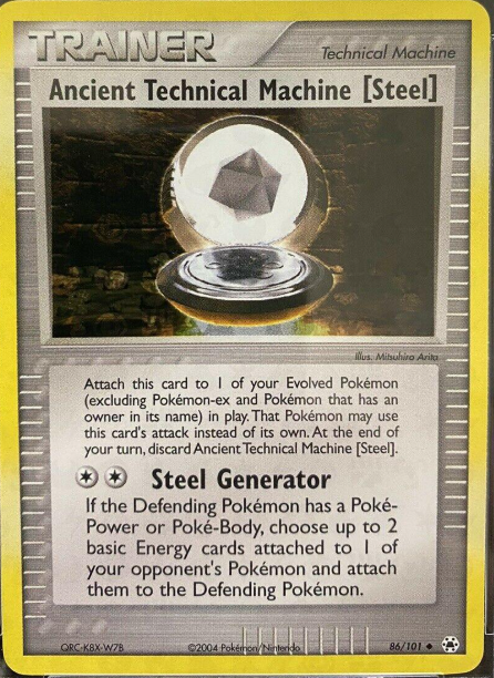 Ancient Technical Machine Steel 86/101 - EX Hidden Legends