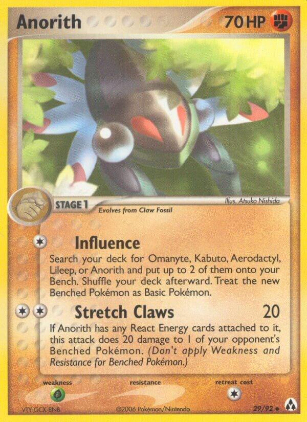 Anorith 29/92 - EX Legend Maker