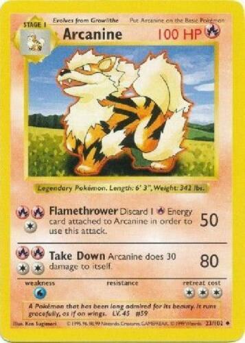 Arcanine 23/102 - Base Set