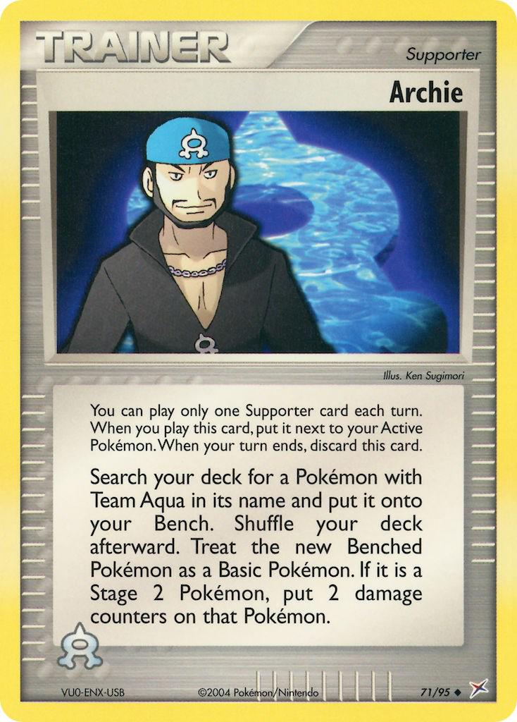 Archie 71/95 - EX Team Magma vs Team Aqua
