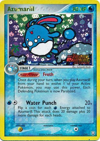 Azumarill 1/109 - EX Team Rocket Returns
