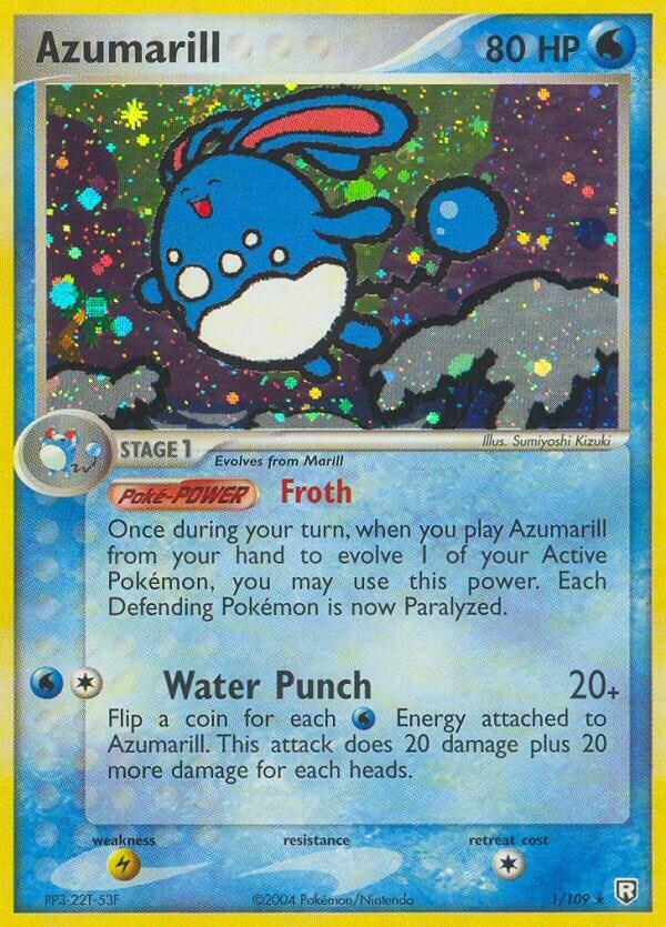 Azumarill 1/109 - EX Team Rocket Returns