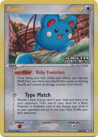 Azurill 20/113 - EX Delta Species