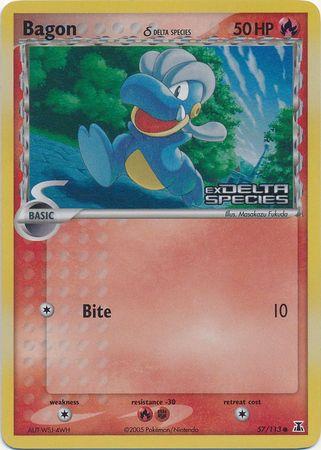 Bagon 57/113 - EX Delta Species