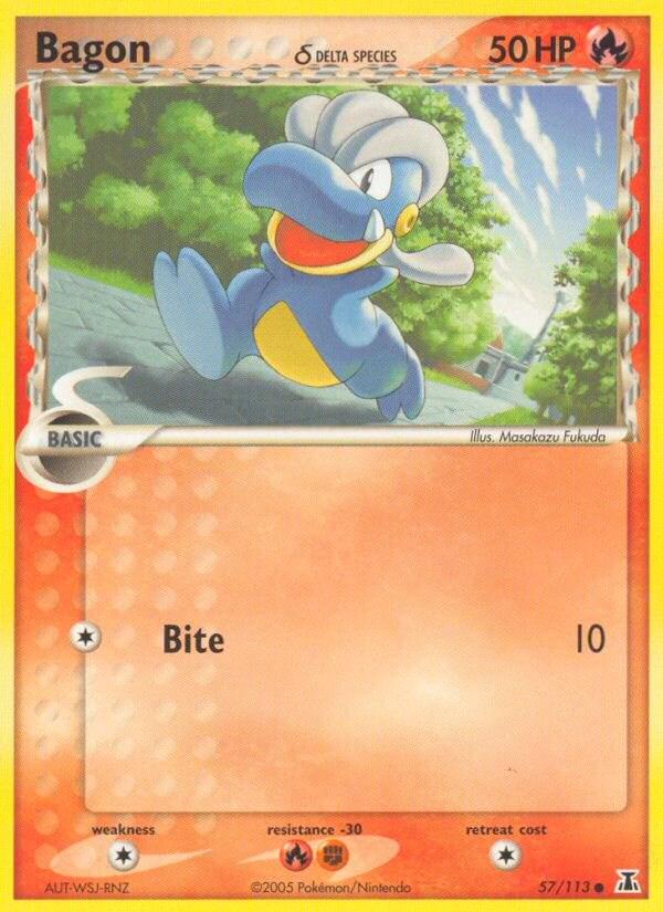 Bagon 57/113 - EX Delta Species
