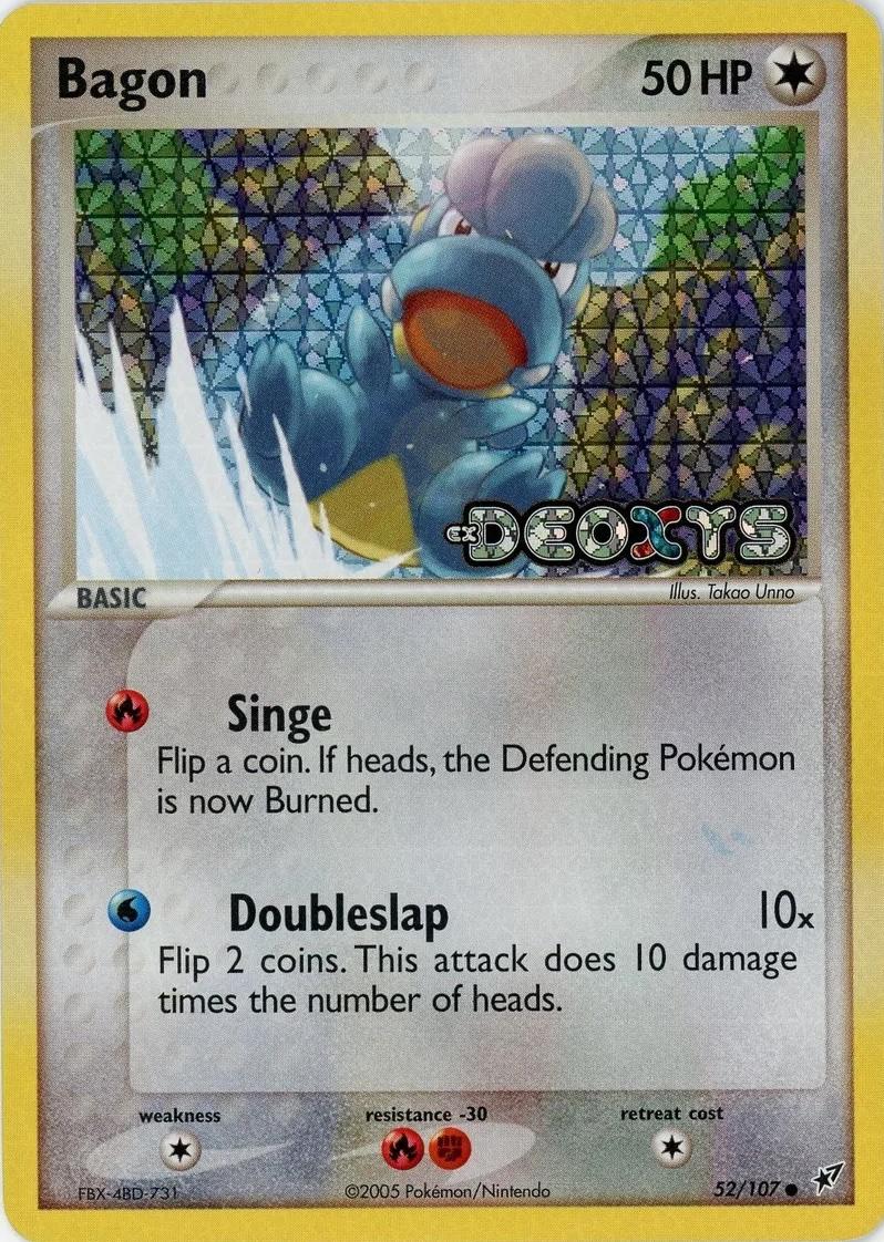 Bagon 52/107 - EX Deoxys