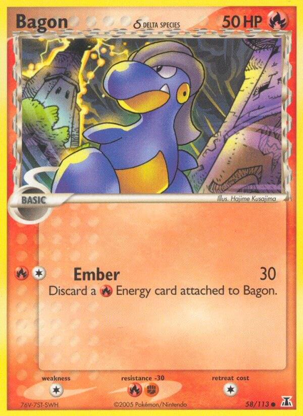 Bagon 58/113 - EX Delta Species