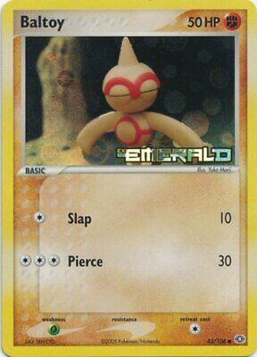 Baltoy 43/106 - EX Emerald