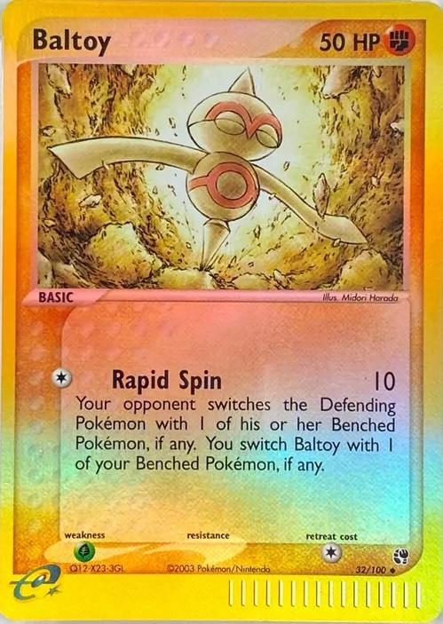 Baltoy 32/100 - EX Sandstorm