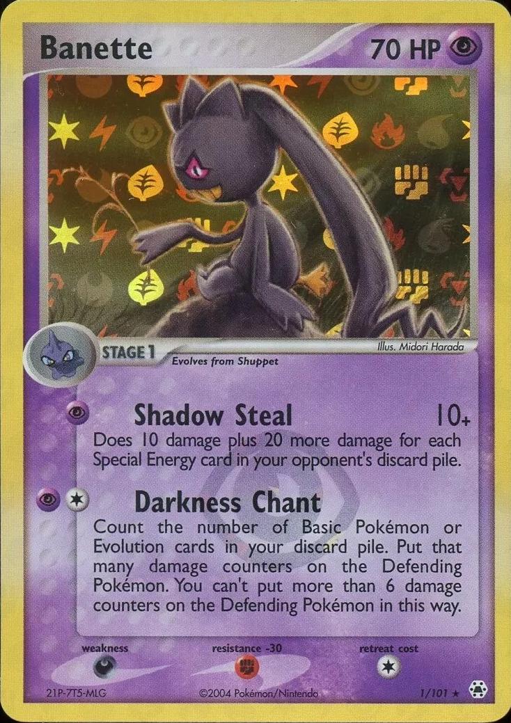 Banette 1/101 - EX Hidden Legends