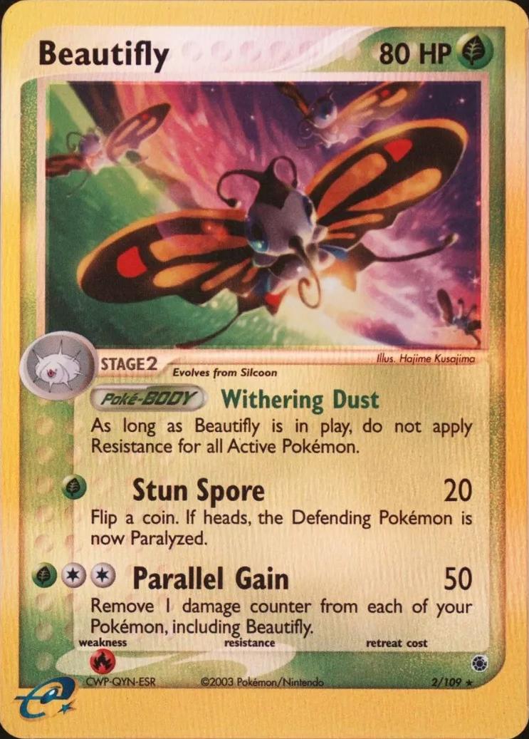 Beautifly 2/109 - EX Ruby & Sapphire