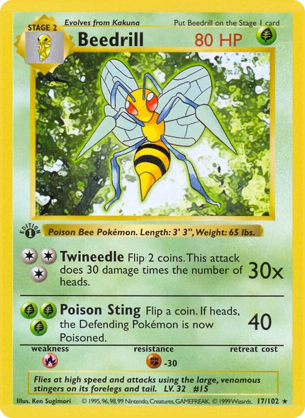Beedrill 17/102 - Base Set