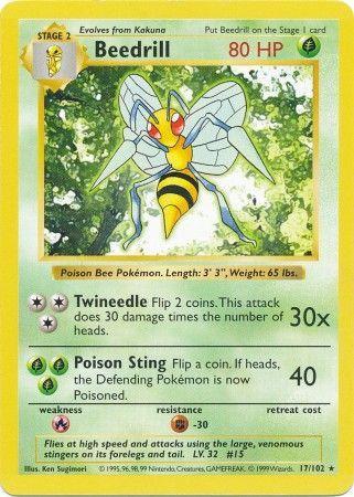 Beedrill 17/102 - Base Set
