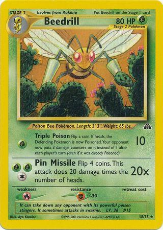 Beedrill 18/75 - Neo Discovery