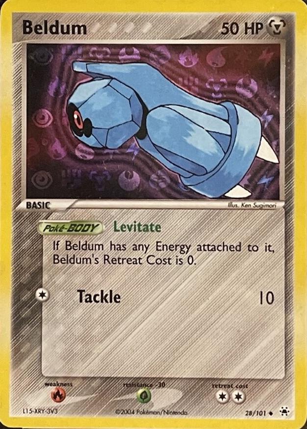 Beldum 28/101 - EX Hidden Legends