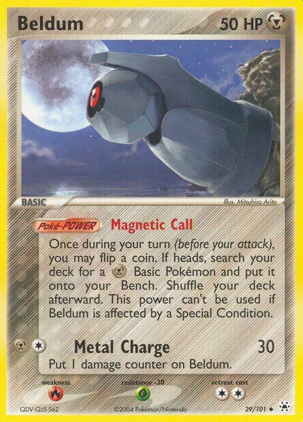 Beldum 29/101 - EX Hidden Legends