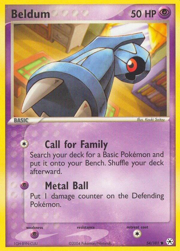 Beldum 54/101 - EX Hidden Legends