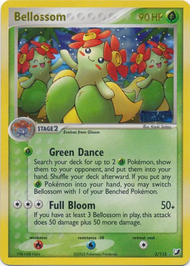 Bellossom 3/115 - EX Unseen Forces