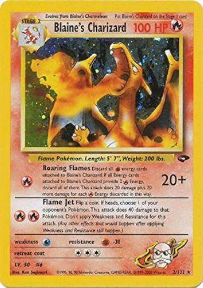 Blaine's Charizard 2/132 - Gym Challenge