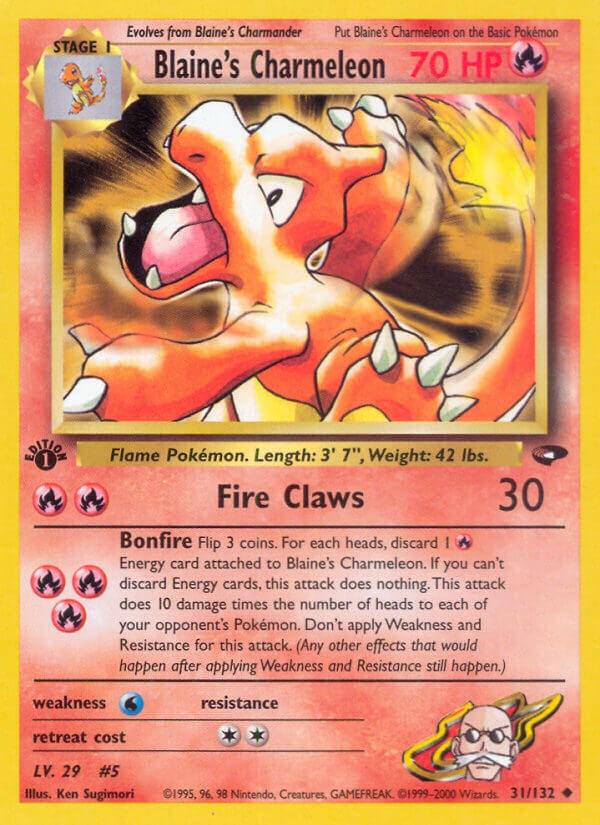 Blaine's Charmeleon 31/132 - Gym Challenge