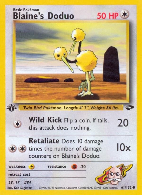 Blaine's Doduo 61/132 - Gym Challenge