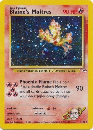 Blaines Moltres 1/132 - Gym Heroes