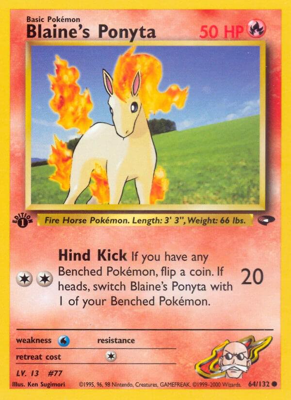 Blaine's Ponyta 64/132 - Gym Challenge