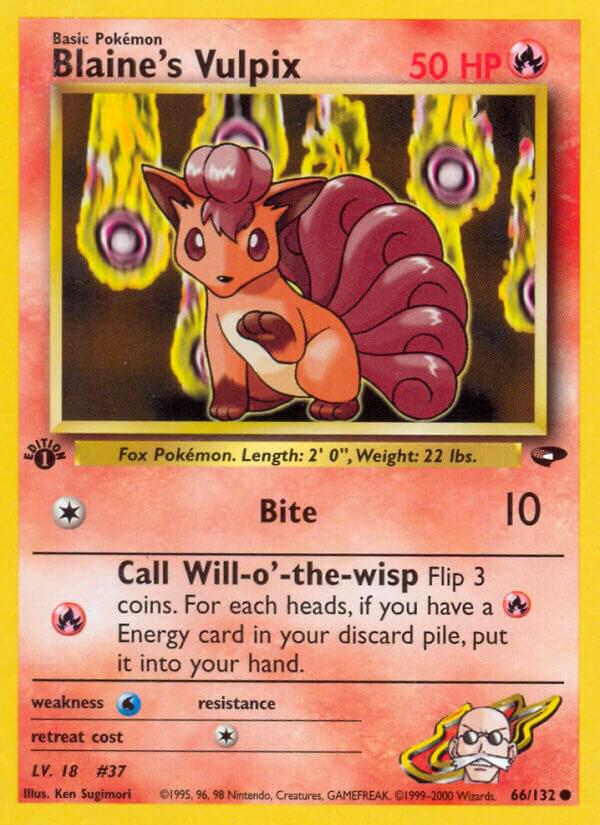 Blaine's Vulpix 66/132 - Gym Challenge
