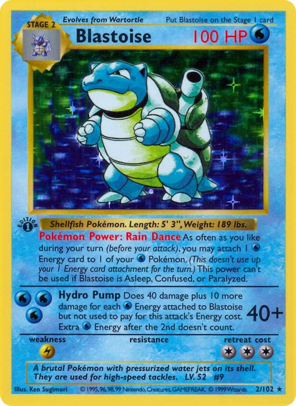 Blastoise 2/102 - Base Set