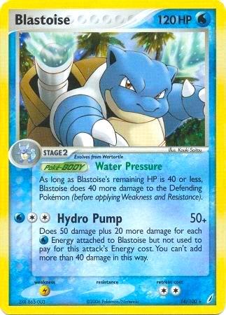 Blastoise 14/100 - EX Crystal Guardians