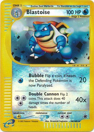 Blastoise 36/165 - Expedition
