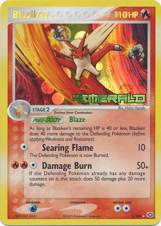 Blaziken 1/106 - EX Emerald
