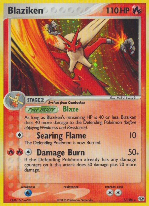 Blaziken 1/106 - EX Emerald