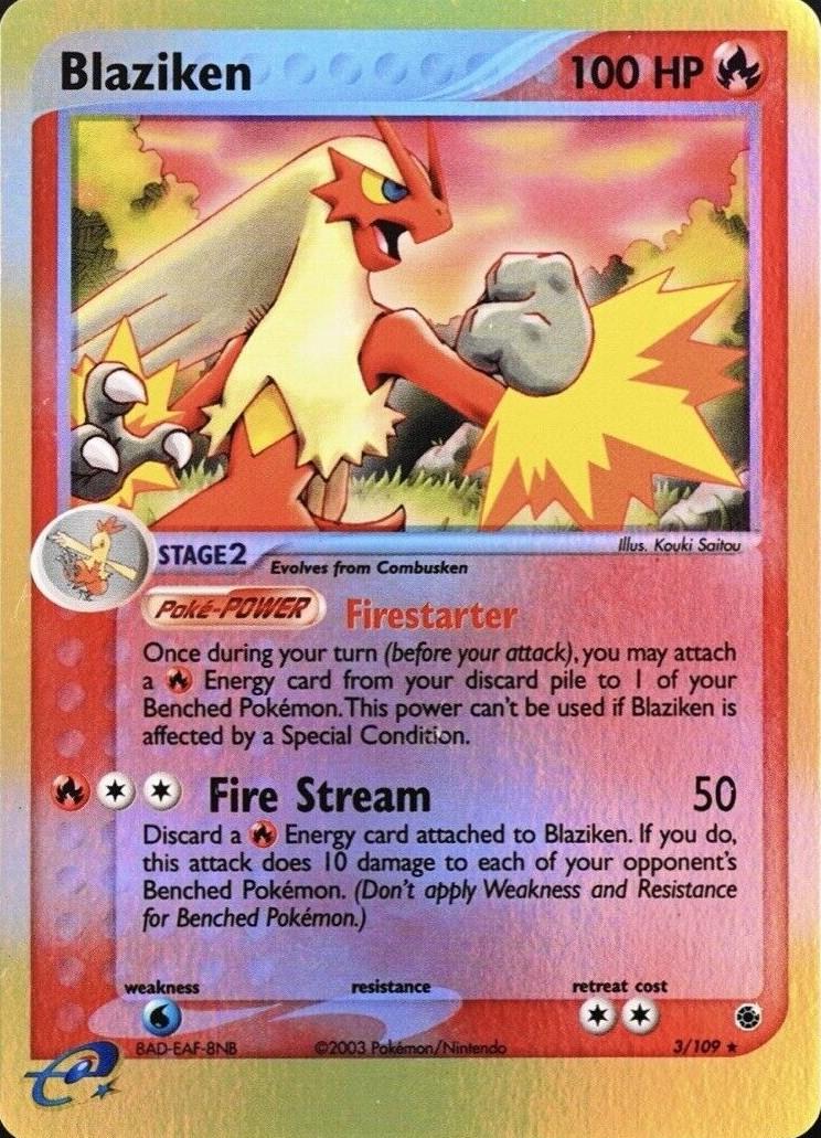 Blaziken 3/109 - EX Ruby & Sapphire