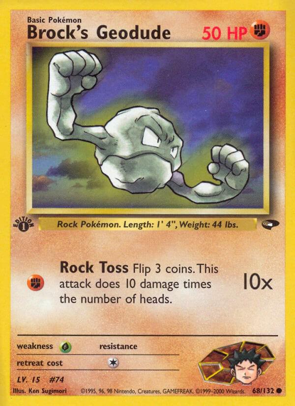 Brock's Geodude 68/132 - Gym Challenge