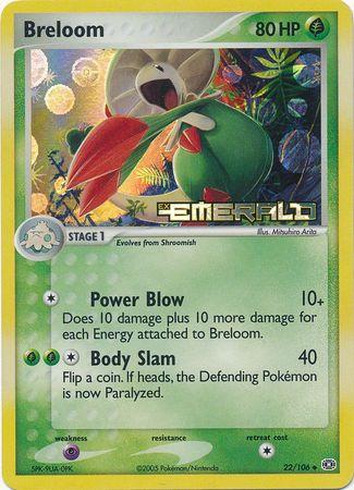 Breloom 22/106 - EX Emerald