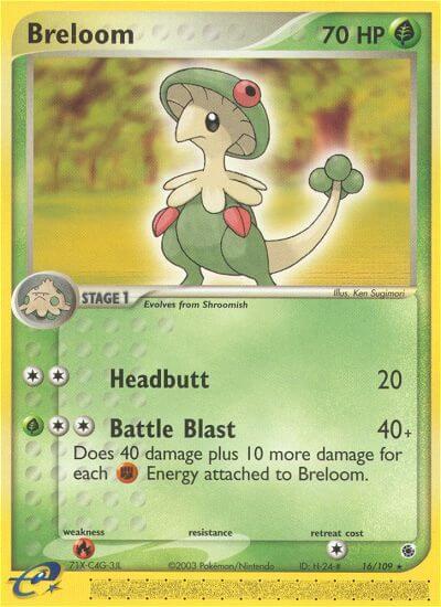 Breloom 16/109 - EX Ruby & Sapphire