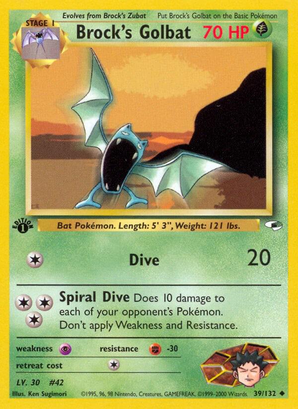Brock's Golbat 39/132 - Gym Heroes