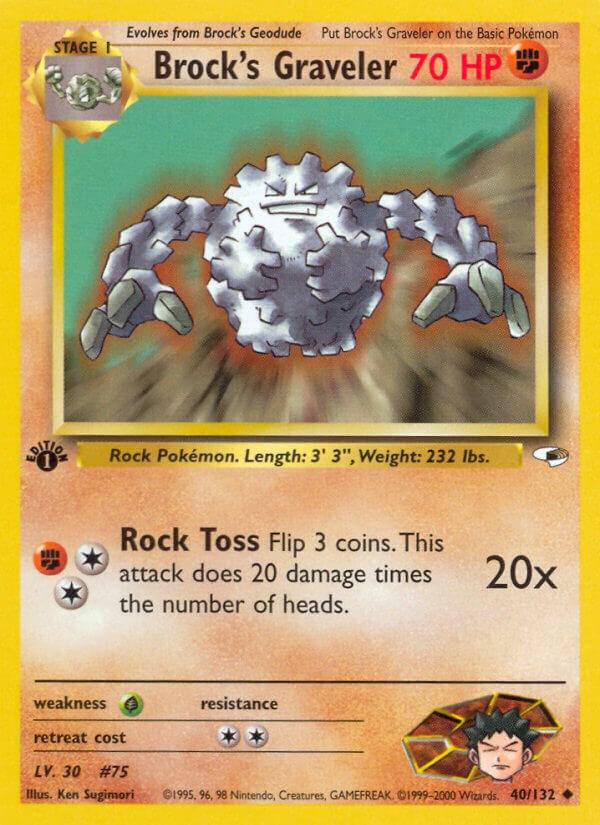 Brock's Graveler 40/132 - Gym Heroes