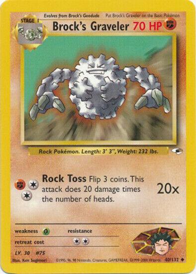 Brock's Graveler 40/132 - Gym Heroes