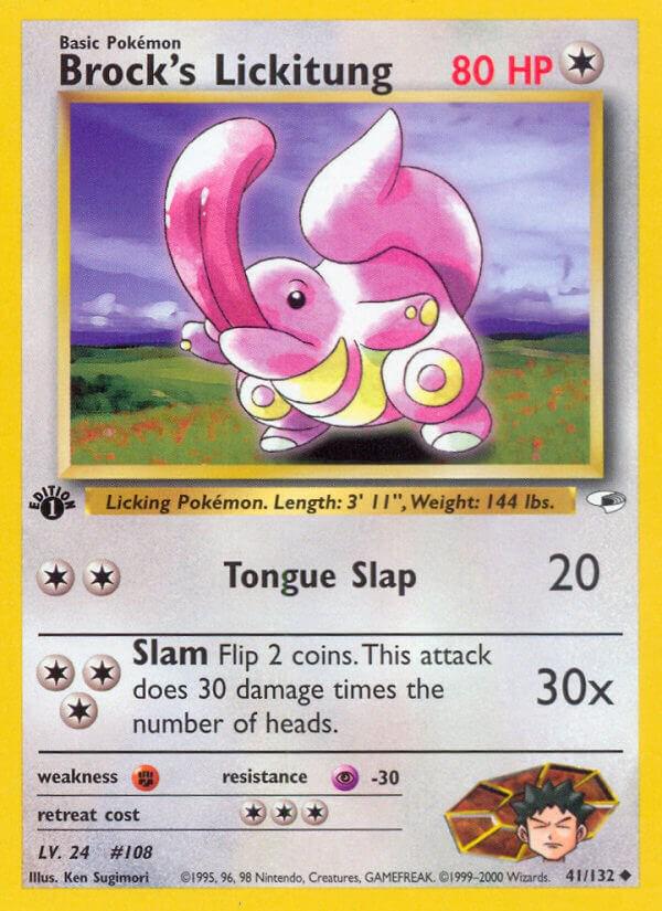Brock's Lickitung 41/132 - Gym Heroes