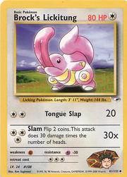 Brock's Lickitung 41/132 - Gym Heroes