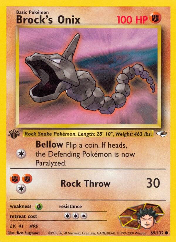 Brock's Onix 69/132 - Gym Heroes